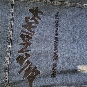 Oversized super cute Jean jacket